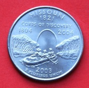 25 Centów 2003 D  r -     USA  Missouri    stan !!