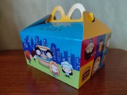 Opakowanie pudełko po zestawie friends Mcdonald's przyjaciele 