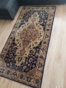 Piękny  KESHAN  wełniany dywan 197x100