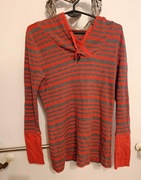 Bluzka z długim rękawem w paski