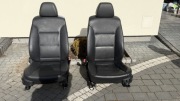 BMW E60 / E61 – przednie fotele, czarna skóra