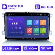 Radio 2DIN Seicane H5N Android 10 VW Golf Polo Tiguan GPS BT USB 1/16GB