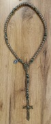 Różaniec wojowniczy, linka paracord, stal nierdzewna 10mm, św. Józef