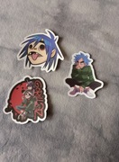naklejki winylowe gorillaz