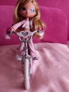 Lalka BRATZ na rowerku 