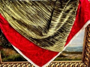 OBRUS do antyków,aksamit na podszewce.100x148cm.