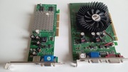 DWIE KARTA GRAFICZNE 7300GT 256MB DDR2 TV-OUT-DVI + KARTA AGP 8X A180 DDR