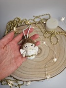 Aniołek, ozdoba choinkowa, handmade