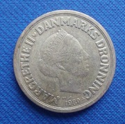 Moneta Dania 10 koron kroner 1989