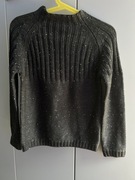 Sweter dla chłopca dziecięcy rozmiar 110 EofM szary miękki 4-5 lat