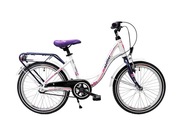 Rower Majdller 24" BELLA 4.3 Biały-viola-różowy