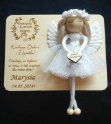 PREZENT PODZIĘKOWANIE DLA CHRZESTNYCH DZIADKÓW GOŚCI  KOMUNIA ŚWIĘTA  