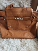 Ruda mięciutka torebka damska,