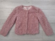 Kurtka przejściowa futerko dziewczęce 146