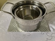 Podstawka pod Naczynia Gorące Dzbanek Patelnię Garnki Aluminiowa Ozdobna