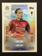 Match Attax 2025/26 VIRGIL VAN DIJK  nr.343 CUP CHAMPION ( Liverpool )