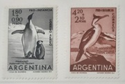 Argentyna 1961 FAUNA Mi 760-1 ptaki pingwin czysty ideał 