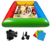 Basen mocny PCV, piaskownica1,5x2m  z pompką 