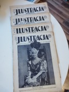 Przedwojenny magazyn Ilustracja Polska nr 4,35,36,38 1932 rok