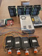4 Osiowy zestaw CNC - Nema 23 - DM542 - Mach3Board
