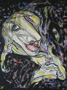 Obraz "Face with another things to wash" 60x80 by Joanna Wesolow (ska)