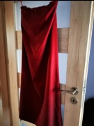 Komplet bluzka, długa spódnica bordo 42XL