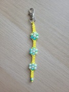 Brelok kwiatki handmade