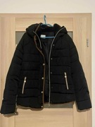 Zimowa damska czarna kurtka XXL