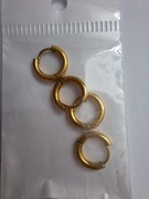 Kolczyki złote kółka 