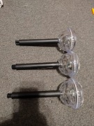 Zestaw 3 lamp ogrodowych 