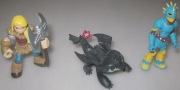 JAK WYTRESOWAĆ SMOKA / ZESTAW 3 FIGUREK / SPIN MASTER / 7cm