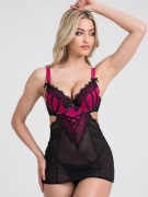 Lovehoney sexy koszulka z pasami do pończoch 