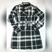 Płaszcz trencz Burberry kratka L piękny 
