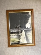 Print z widokiem na Sekwanę w Paryżu