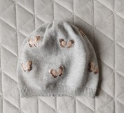 H&M czapka beanie motylki cekiny  j. nowa 92 - 104