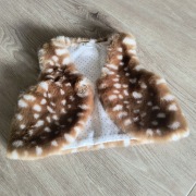 Kamizelka futerko futrzana  H&M 74cm 6-9M