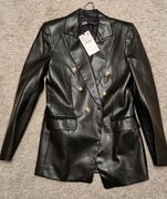 Marynarka skórzana  ZARA