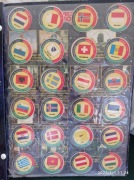 Wszystkie 46/46 flagi seria 1 STAR FOODS żetony z chipsów mr snaki