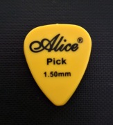Kostka do gitary elektrycznej Alice Pick 1.50 mm żółta