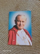 Obrazek z relikwią św.Jan Paweł II