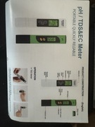 Zestaw mierników pH / TDS & EC – przenośne testery wody