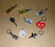 Breloczki kolekcjonerskie.  9 szt.