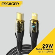 USB iPhone ESSAGER USB-C - Lighting 29W 2m