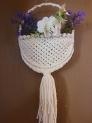 Koszyczek makrama styl boho