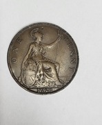 Wielka Brytania One Penny 1921 r. George V