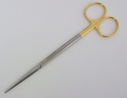 nożyczki preparacyjne METZENBAUM GOLD 18 cm proste , weterynaria 