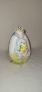 Duże 12 cm jajko wielkanocne decoupage, rękodzieło