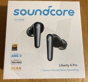 Słuchawki TWS soundcore Liberty 4 Pro czarne Zaplombowane + Ubezpieczenie