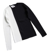 DAY BIRGER AND MIKKELSEN_biało czarny sweterek_rozmiar M