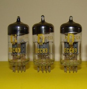 ECC 83 RFT ECC83 - 3szt. NOS